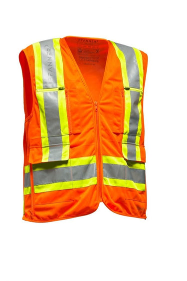 Protos ZIPP4FIT HI-VIS VEST - Kiwi Workgear
